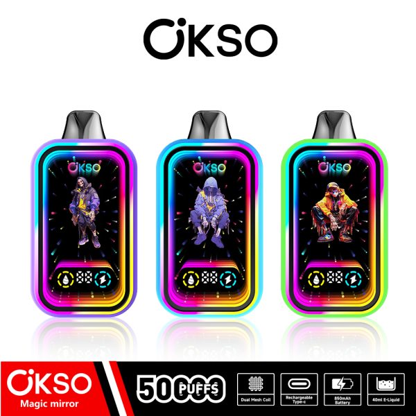 OKSO Magic mirror 50k puffs vaper Full screen