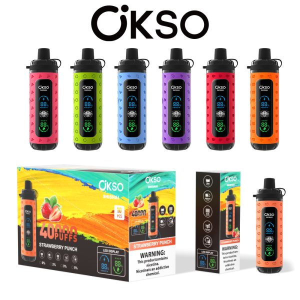 OKSO Shisha Max 40k Wholesale i vaper puff - Image 2