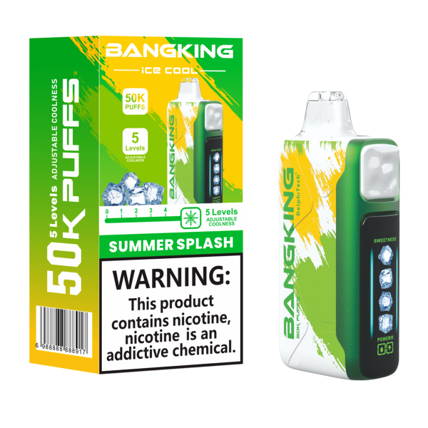 BANGKING cooling vaper 50k puffs ice level adjustment - Image 2