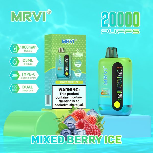 MRVI Digital vape pen 20000 Puffs 10 Flavors - Image 4