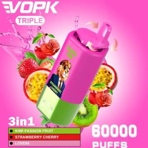 VOPK Triple vaper 60k 3 in 1 flavors