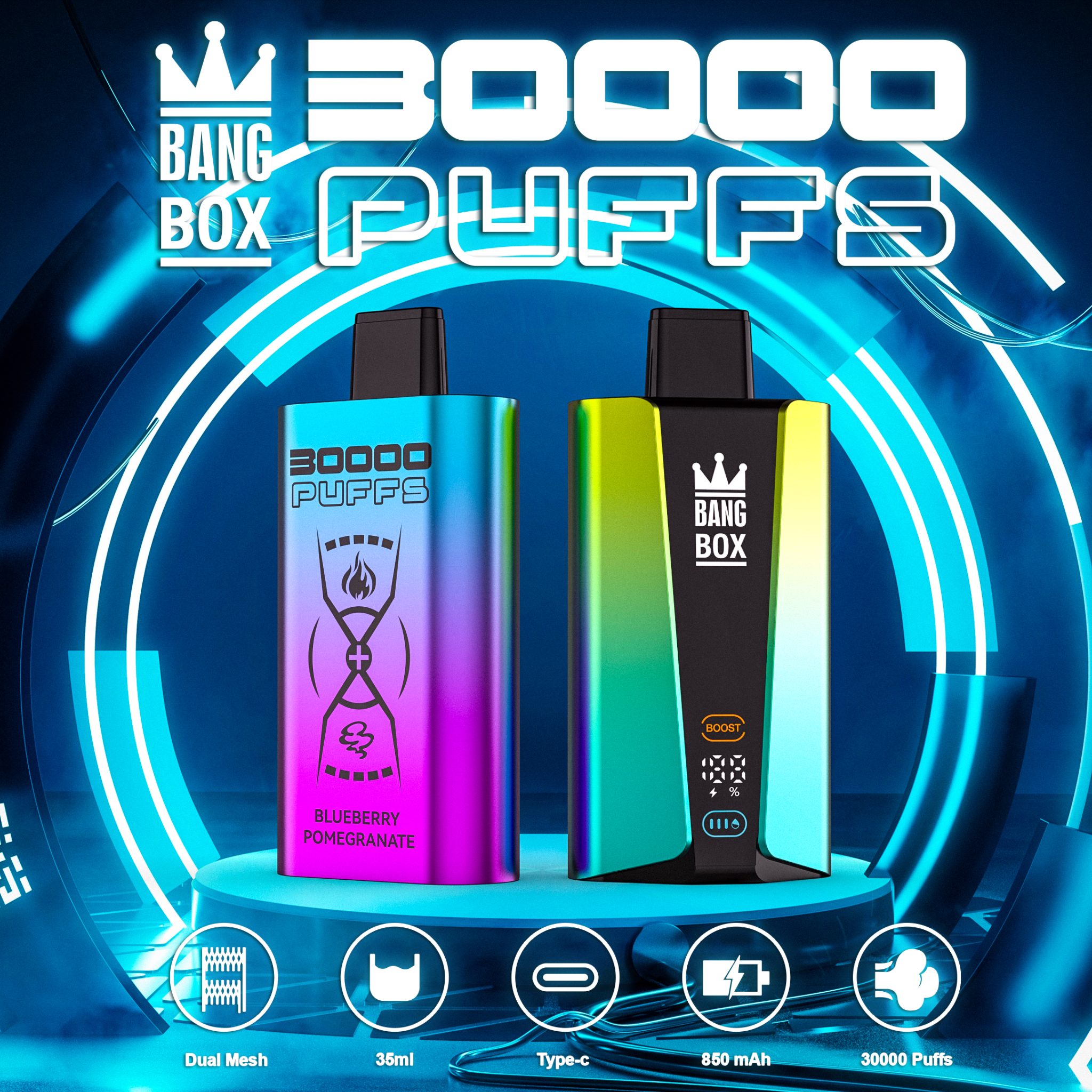 Bangbox digital 30K nicotine disposable vapes - Shenzhen Paphos ...