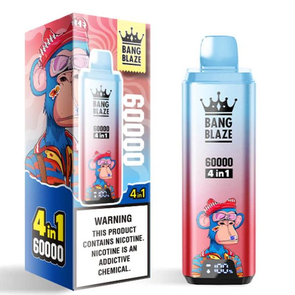 Bangblaze 4 in 1 vaper 60k puffs Wholesale vape supplier - Image 3