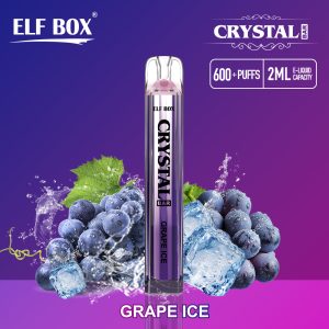 Elfbox Mini Crystal Vape bar 600 puffs 0% 2% 3% 5%