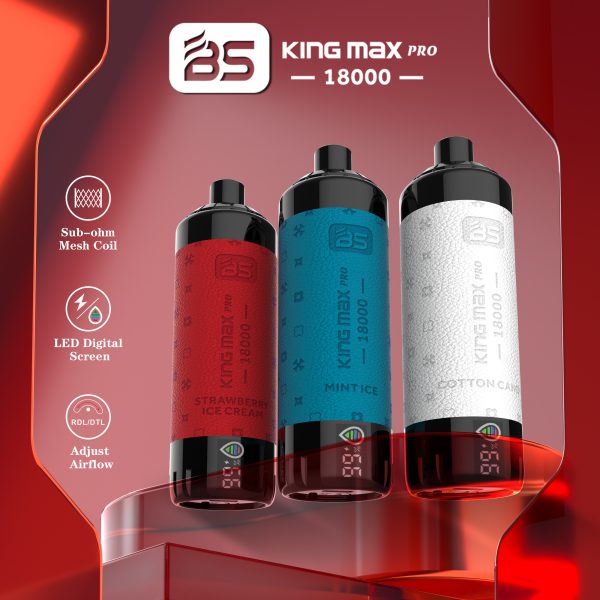 BS Kingmax Pro 18000 puffs shisha vape pen - Image 5