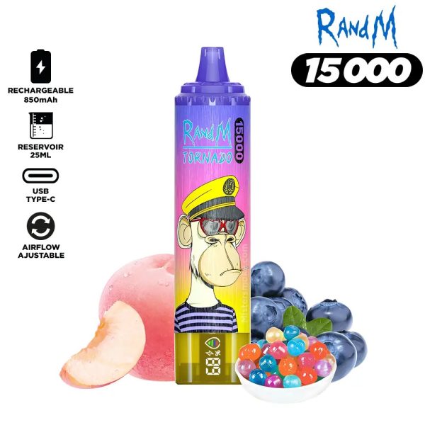 Fumot Randm Tornado 15k puffs digital vape 45 flavors - Image 6