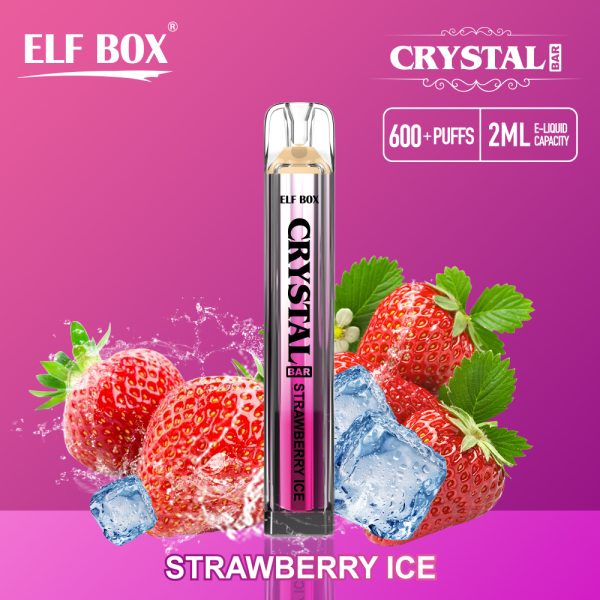 Elfbox Mini Crystal Vape bar 600 puffs 0% 2% 3% 5% - Image 3