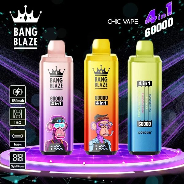 best disposable vape 4 in 1 vaper 60k puffs