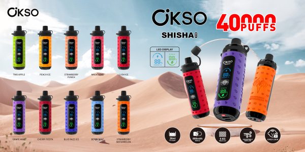 OKSO Shisha Max 40k Wholesale i vaper puff - Image 4