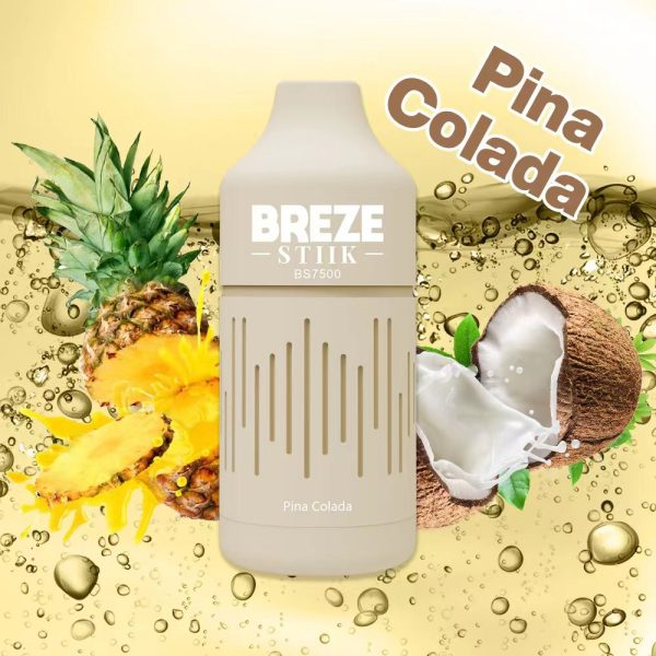 BREZE STIIK BS7500 puffs Soft-Touch Silicone vaper - Image 4