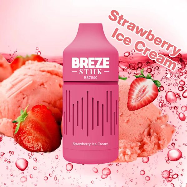BREZE STIIK BS7500 puffs Soft-Touch Silicone vaper - Image 3