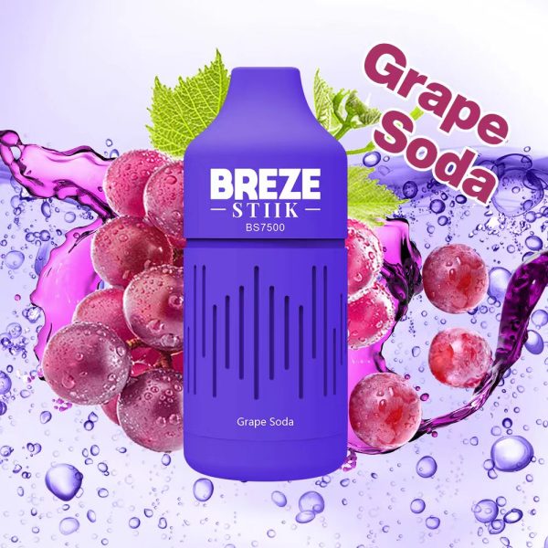 BREZE STIIK BS7500 puffs Soft-Touch Silicone vaper - Image 2