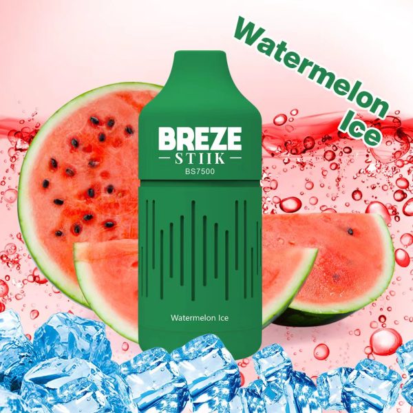BREZE STIIK BS7500 puffs Soft-Touch Silicone vaper