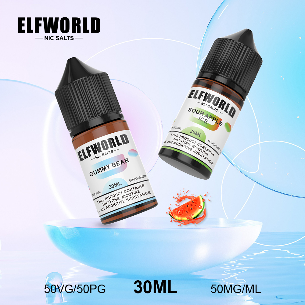 Wholesale price Elfworld 30ml e-liquid 50mg nicotine various taste for your choice - Image 4