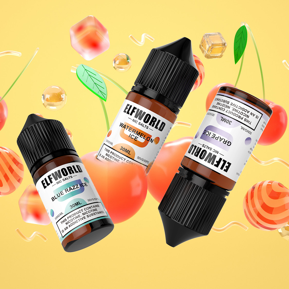 Wholesale price Elfworld 30ml e-liquid 50mg nicotine various taste for your choice - Image 3