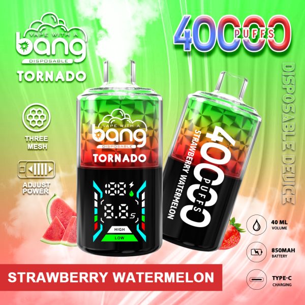Bang Tornado 40k puffs display vape pen