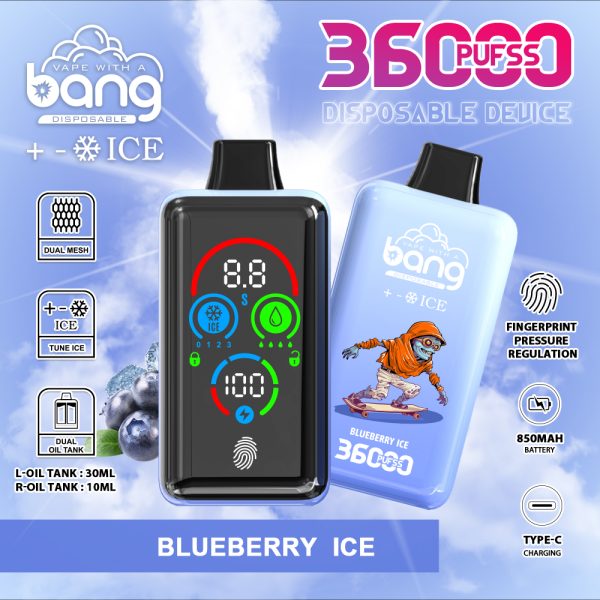 Bang Ice adjustment disposable vape 36k puffs - Image 3