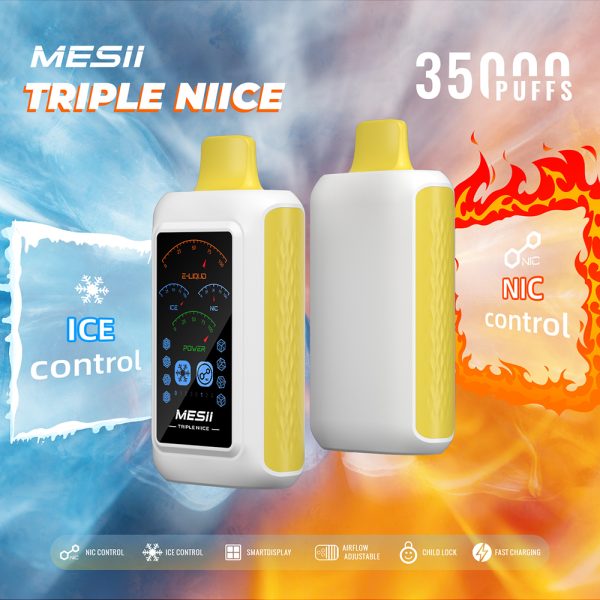 Mesii Triple Niice 35k puffs with ice & nicotine control - Image 6
