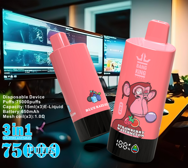 Bangking 75k triple flavor vape 3 in 1 puff - Image 7