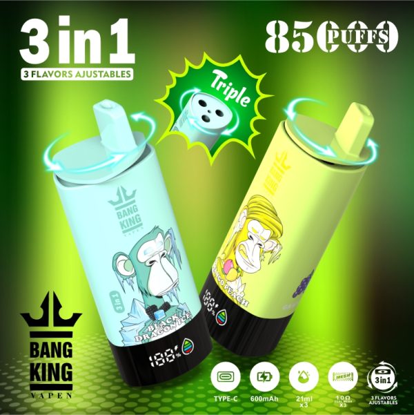 BangKing triple flavor 80k puffs electronic vape - Image 3