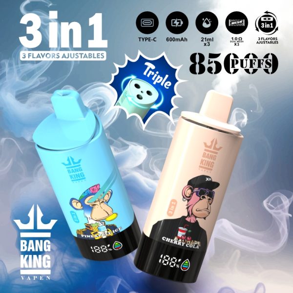 BangKing triple flavor 80k puffs electronic vape - Image 7