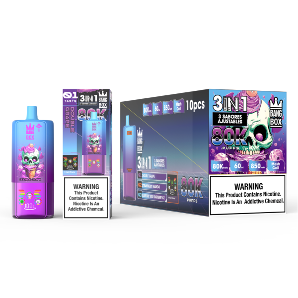 Bangbox tripple flavor 80k puffs 3 in 1 vaper - Image 6
