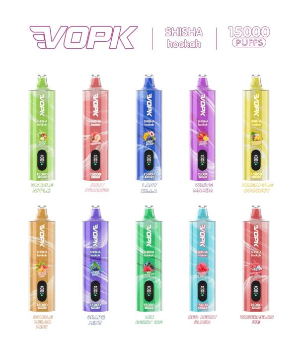 Wholesale VOPK  shisha-hookah 15000 puffs DTL - Image 5