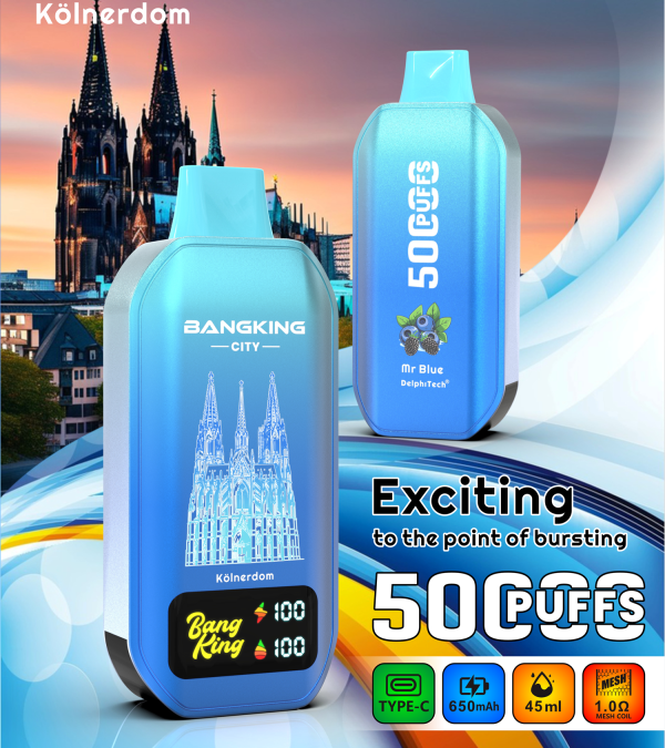 Bangking 5000 puffs city logo wholesale vape - Image 6