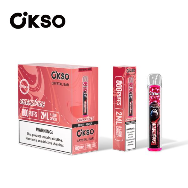 OKSO Crystal bar 800 puffs 2% 3% 5% - Image 3