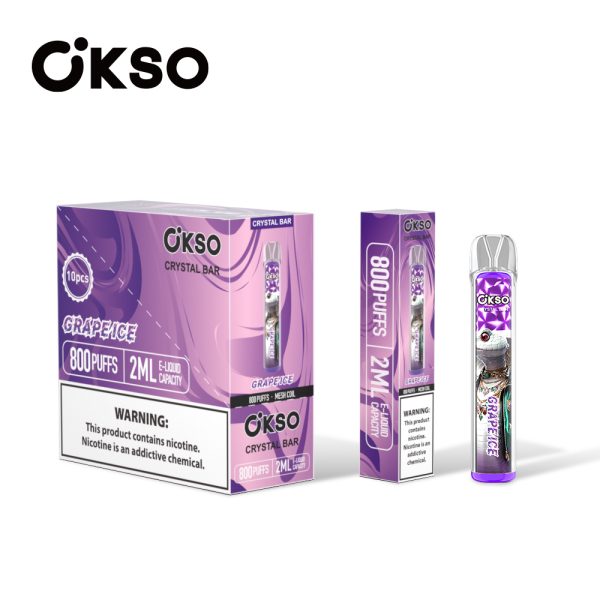 OKSO Crystal bar 800 puffs 2% 3% 5% - Image 6