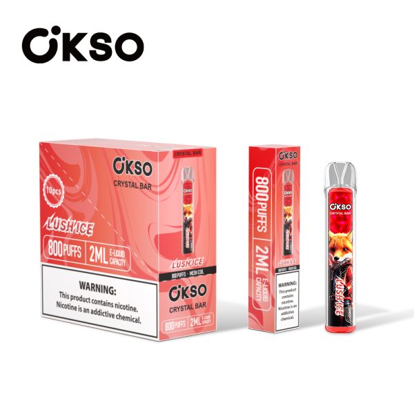 OKSO Crystal bar 800 puffs 2% 3% 5% - Image 7