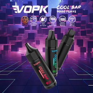 VOPK COOL BAR-9000 PUFFS 0% 2% 3% 5% Disposable Vape