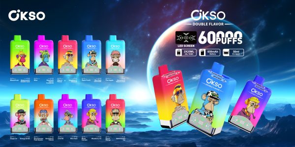 OKSO Double Flavor 60k puffs wholesale disposable electronic cigarette - Image 4