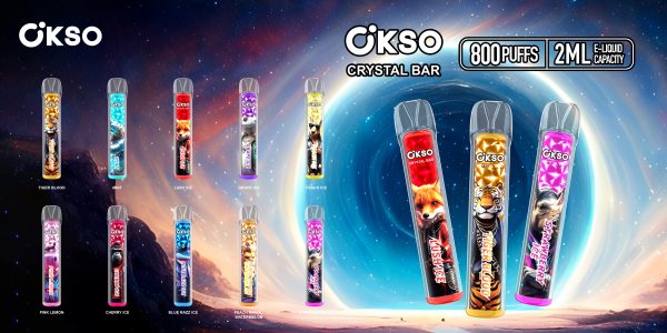 OKSO Crystal bar 800 puffs 2% 3% 5% - Image 5
