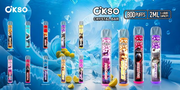 OKSO Crystal bar 800 puffs 2% 3% 5% - Image 4