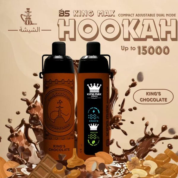 BS kingmax hookah shisha flavor 15000 puffs DTL - Image 2