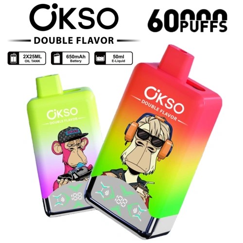 OSKO Dual flavor 60k puffs wholesale e cigarettes
