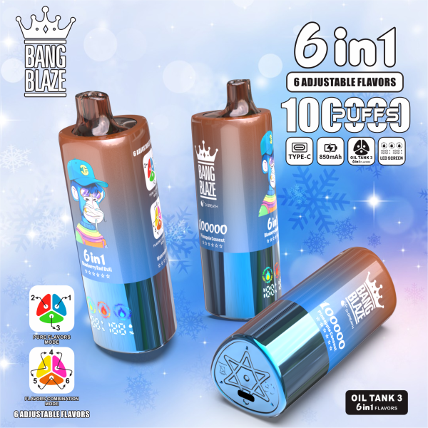 BangBlaze 6 in 1 vaper 100k puffs ecigs - Image 7