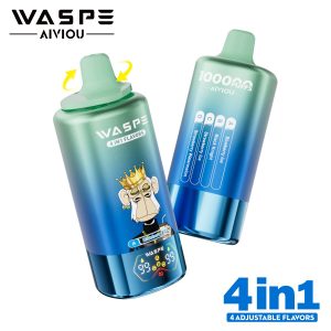Waspe wholesale disposable vape 4 flavors in 1 vaper 100k puffs 56ml mesh coil