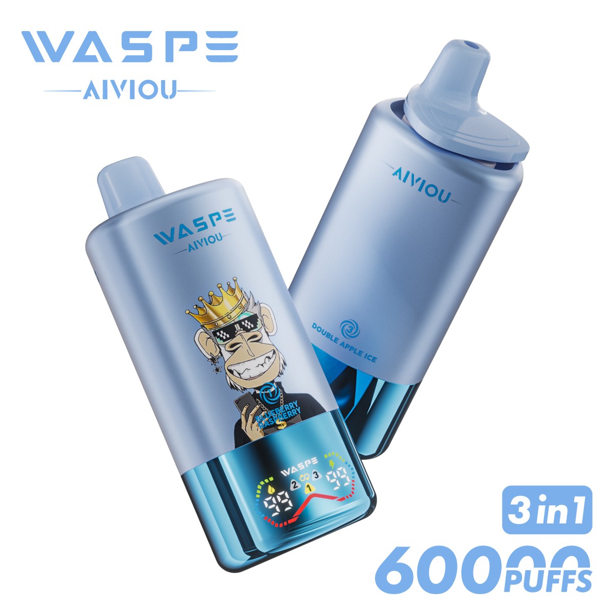 Waspe wholesale triple flavor 3 in 1 60000 puffs disposable vape pen - Image 6