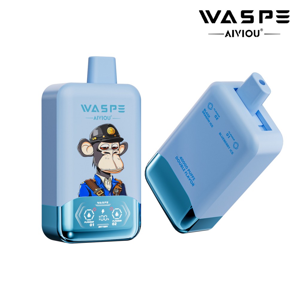 WASPE Double Flavor 40k Puffs disposable e cigarette 2 in 1  vaper - Image 5