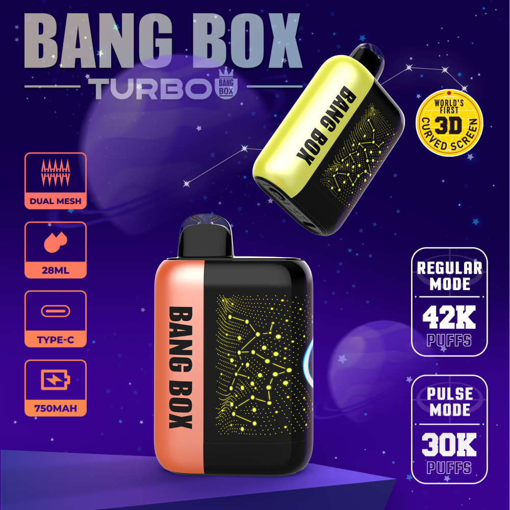 Bangbox turbo mesh coil 30k 42k puffs wholesale disposable vape