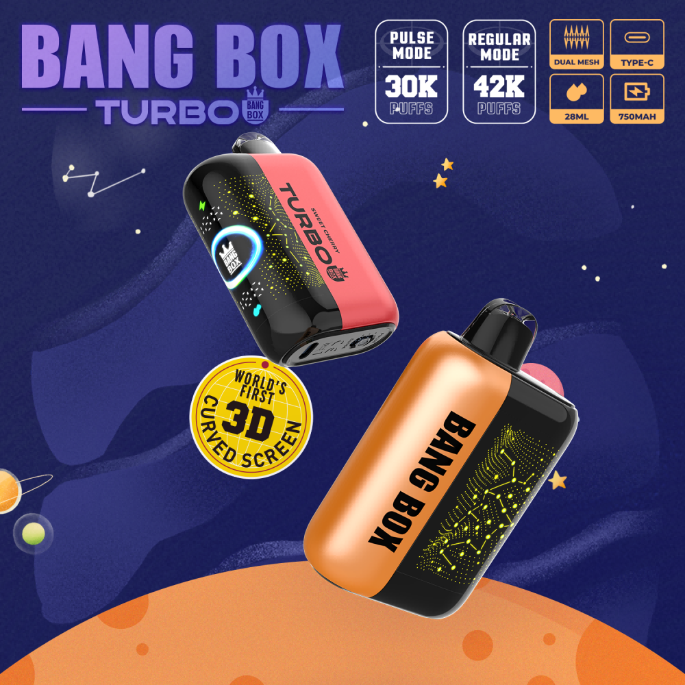Bangbox turbo mesh coil 30k 42k puffs wholesale disposable vape - Image 3