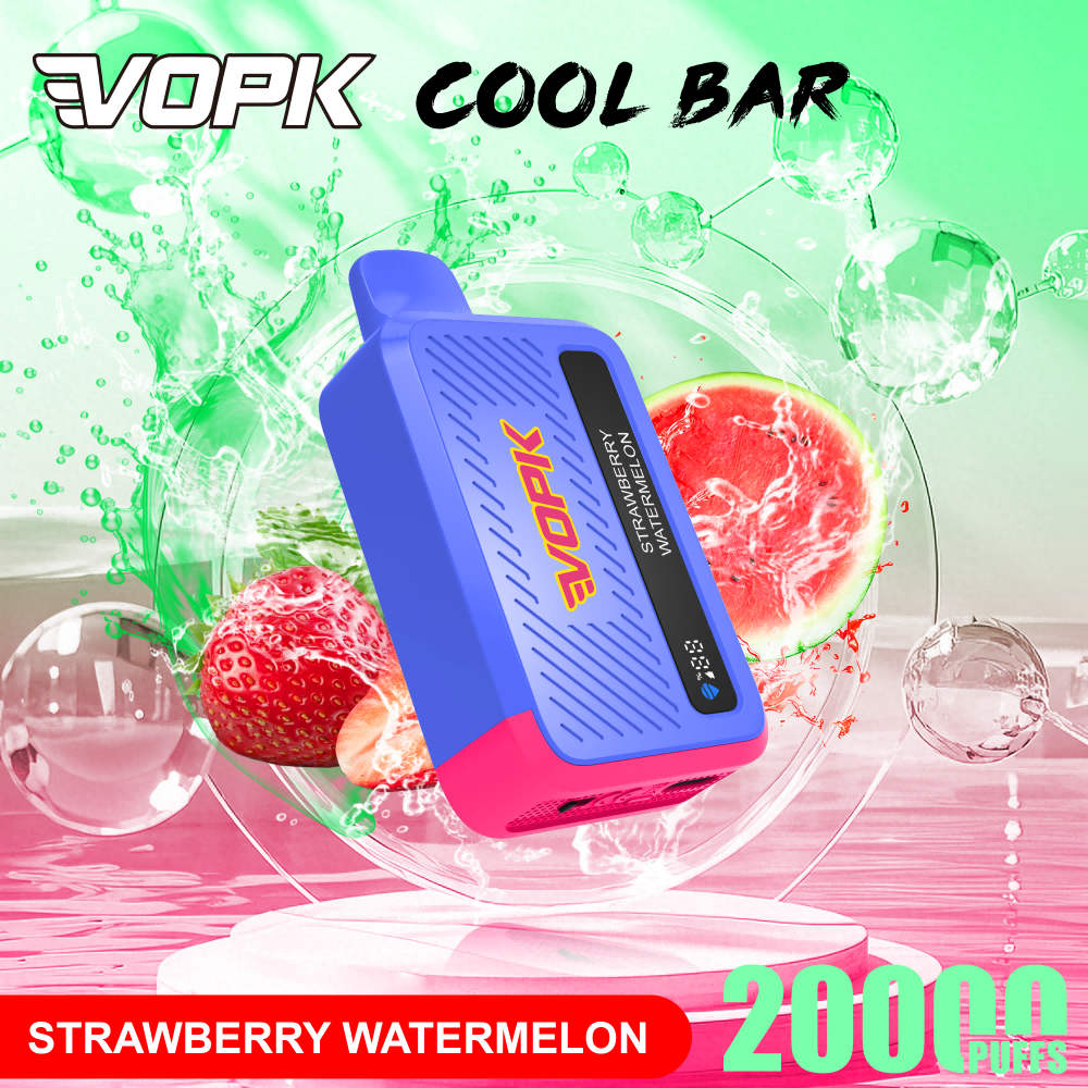 Wholesale VOPK Cool Bar 20k puffs disposable e cigarette vape 18ml e-juice, with digital screen vaper 20000 - Image 5