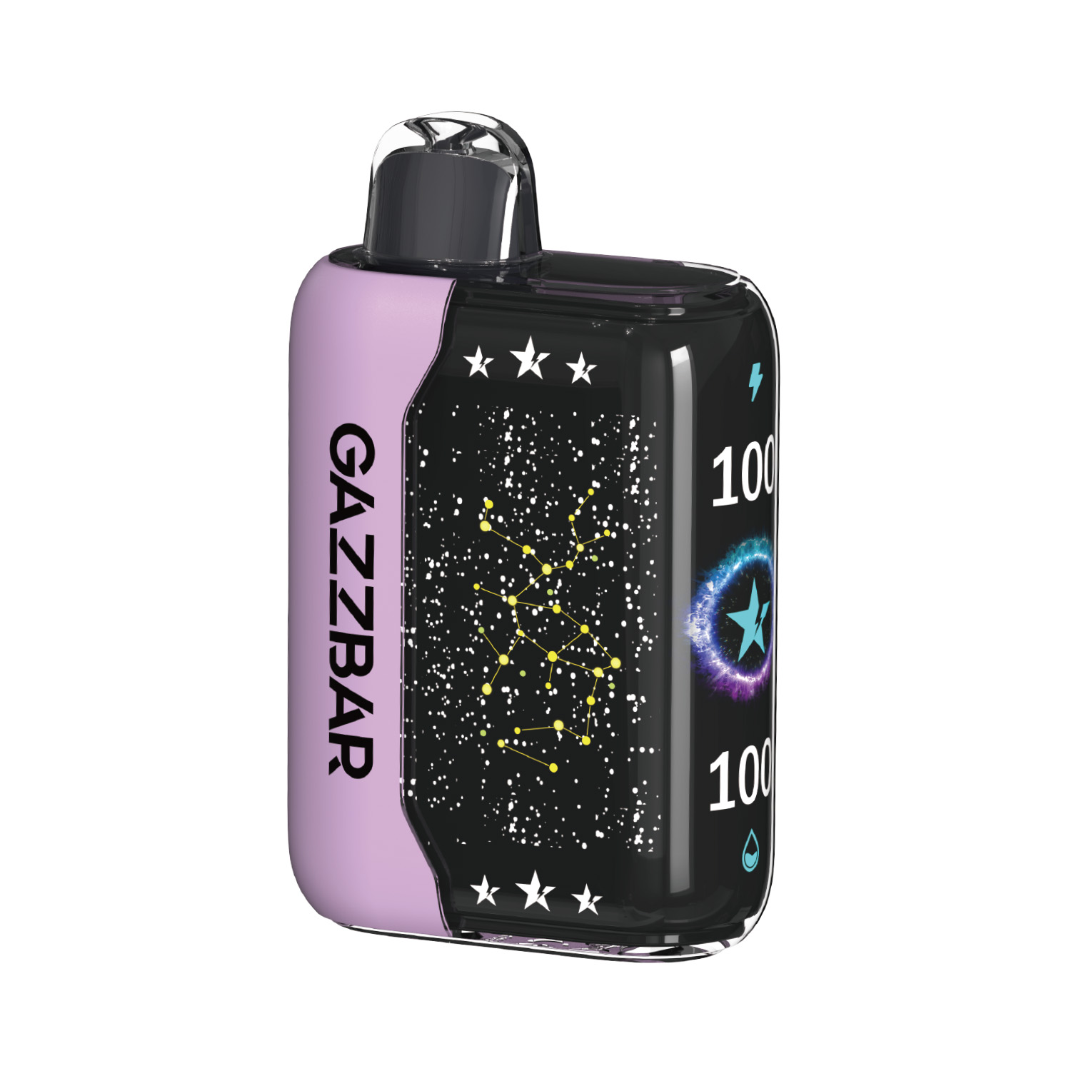 Wholesale pen stype atomizer e cigarette Starry Sky Curved Screen Vaper Gazzbar Turbo vape 15k 30k puff bar - Image 3