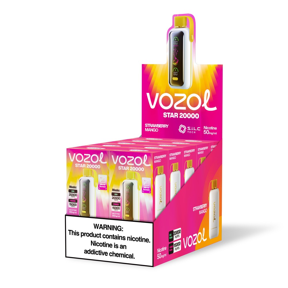 Wholesale ecigs Vozol Star 20k puff 5% nicotine disposable vape EU warehouse vaper puff bar - Image 6