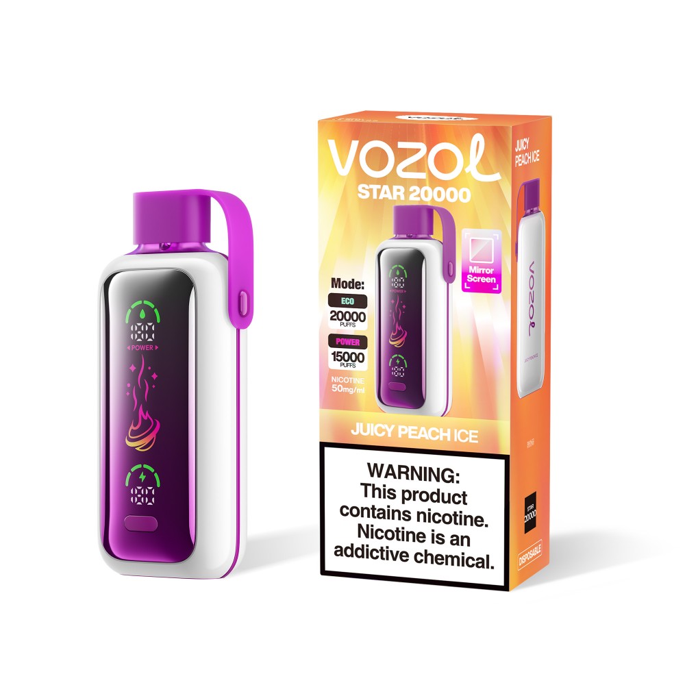 Wholesale ecigs Vozol Star 20k puff 5% nicotine disposable vape EU warehouse vaper puff bar - Image 4
