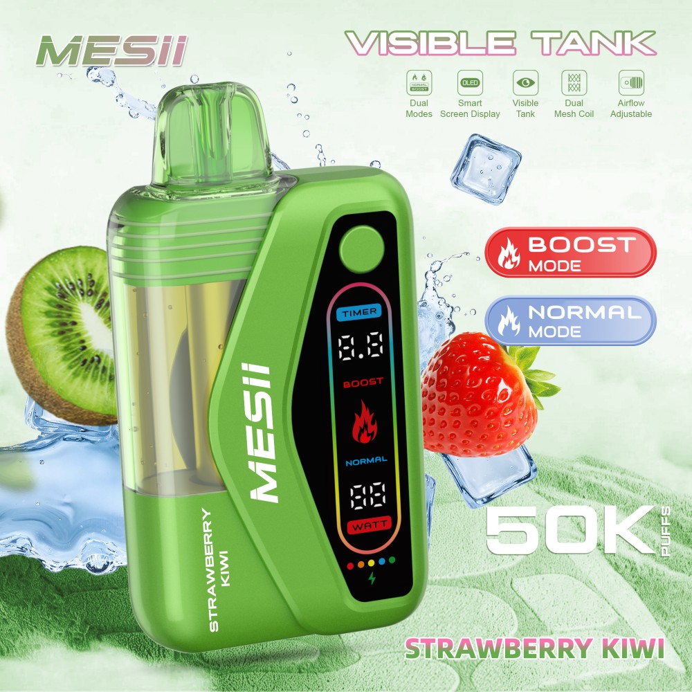 PaphosVape wholesale Mesii VisibleTank 50k Puffs disposable vape pen 18ml double vaping modes boost e cigarette puff bar - Image 5