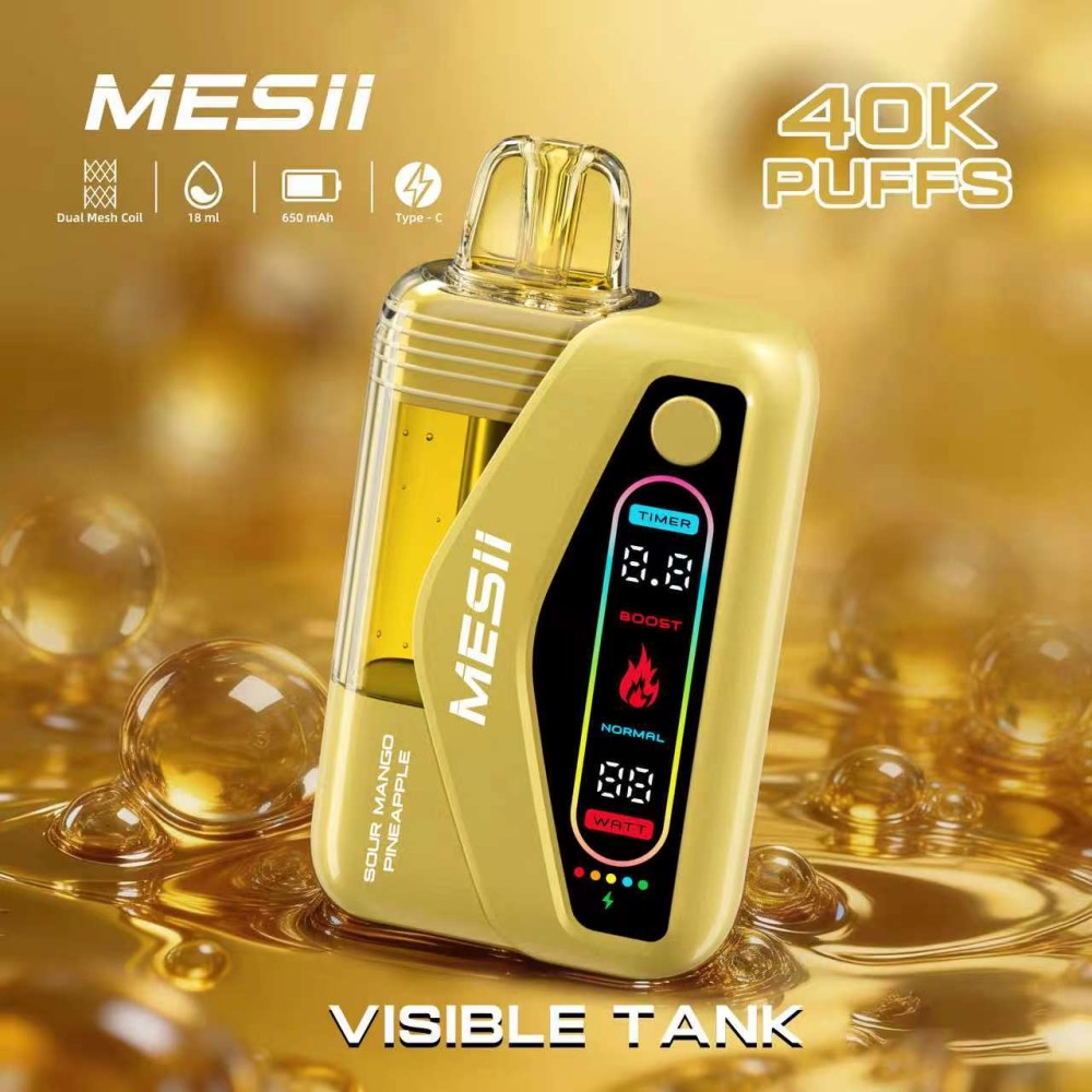 PaphosVape wholesale Mesii VisibleTank 50k Puffs disposable vape pen 18ml double vaping modes boost e cigarette puff bar - Image 4