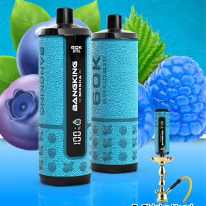Bangking shisha hookah flavor 60k puff e-cigarette LED digital vape pen